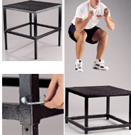 Adjustable Plyometric Box for Off Ice Hockey Training
